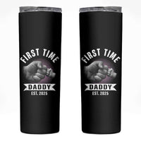 Girl Dad Est. 2025 Skinny Tumbler Fist Time Daddy To Be