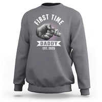 Girl Dad Est. 2025 Sweatshirt Fist Time Daddy To Be