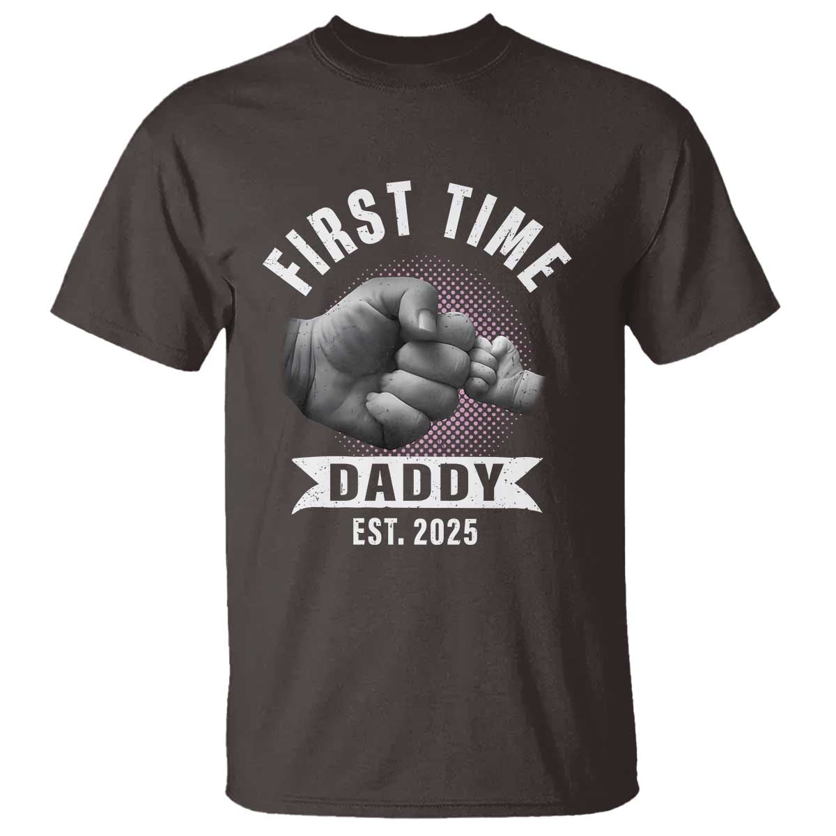 Girl Dad Est. 2025 T Shirt Fist Time Daddy To Be