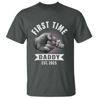 Girl Dad Est. 2025 T Shirt Fist Time Daddy To Be