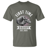 Girl Dad Est. 2025 T Shirt Fist Time Daddy To Be