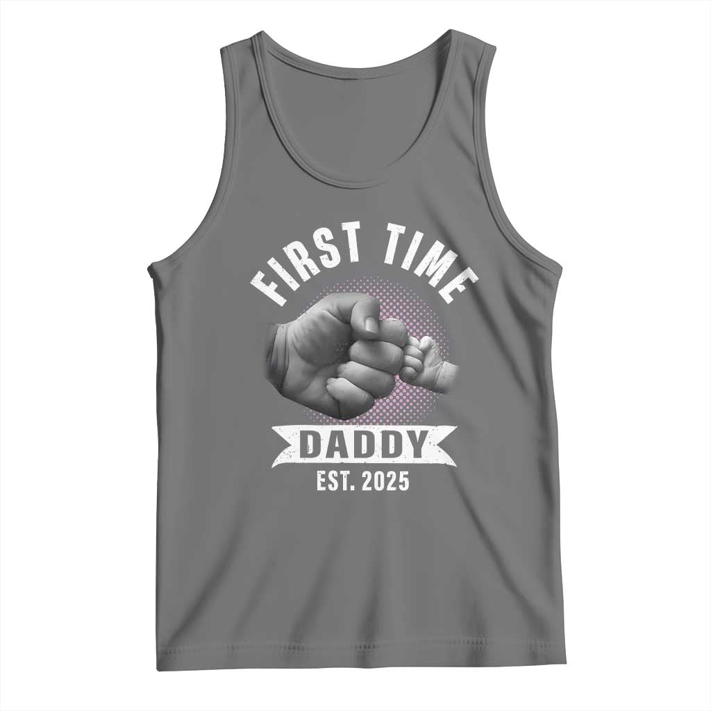 Girl Dad Est. 2025 Tank Top Fist Time Daddy To Be
