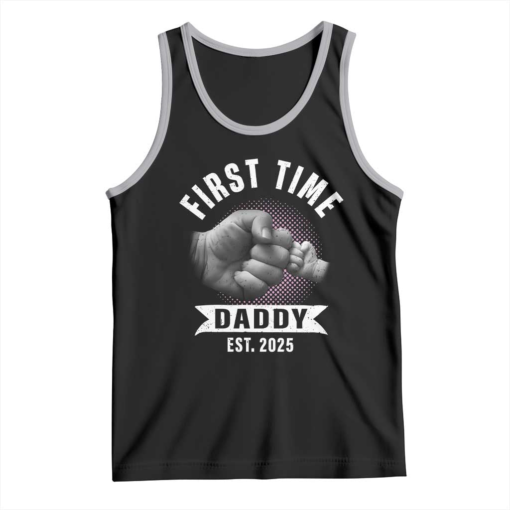 Girl Dad Est. 2025 Tank Top Fist Time Daddy To Be