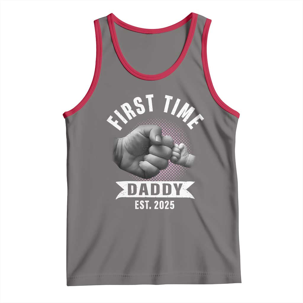 Girl Dad Est. 2025 Tank Top Fist Time Daddy To Be
