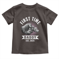 Girl Dad Est. 2025 Toddler T Shirt Fist Time Daddy To Be