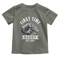 Girl Dad Est. 2025 Toddler T Shirt Fist Time Daddy To Be