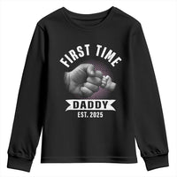 Girl Dad Est. 2025 Youth Sweatshirt Fist Time Daddy To Be