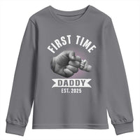 Girl Dad Est. 2025 Youth Sweatshirt Fist Time Daddy To Be