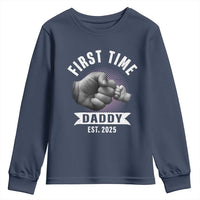 Girl Dad Est. 2025 Youth Sweatshirt Fist Time Daddy To Be