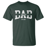 Personalized New Dad T Shirt Custom Name Father's Day Dad Est. 2025