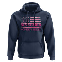 Dad Of Girls Hoodie Funny Girl Dads Pink Camo American Flag
