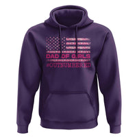 Dad Of Girls Hoodie Funny Girl Dads Pink Camo American Flag