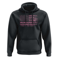 Girl Dad Est. 2025 Hoodie Expect Baby Fathers Day USA Flag