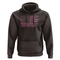 Girl Dad Est. 2025 Hoodie Expect Baby Fathers Day USA Flag