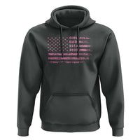 Girl Dad Est. 2025 Hoodie Expect Baby Fathers Day USA Flag