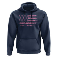Girl Dad Est. 2025 Hoodie Expect Baby Fathers Day USA Flag