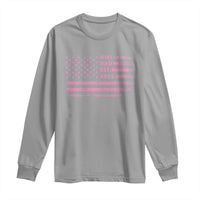 Girl Dad Est. 2025 Long Sleeve Shirt Expect Baby Fathers Day USA Flag