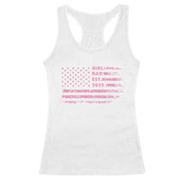 Girl Dad Est. 2025 Racerback Tank Top Expect Baby Fathers Day USA Flag