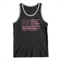 Girl Dad Est. 2025 Tank Top Expect Baby Fathers Day USA Flag