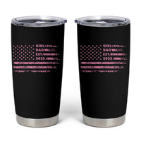 Girl Dad Est. 2025 Tumbler Cup Expect Baby Fathers Day USA Flag