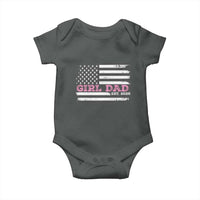 Personalised Dad Of Girl Baby Onesie Custom Year Daddy Fathers Day USA Flag - Wonder Print Shop