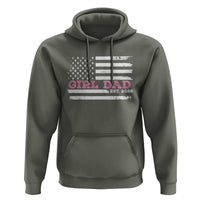 Personalised Dad Of Girl Hoodie Custom Year Daddy Fathers Day USA Flag - Wonder Print Shop