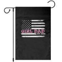 Dad Of Girl Est. 2022 Garden Flag Father Girl To Be 2022 Daddy Fathers Day USA Flag - Wonder Print Shop