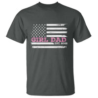 Dad Of Girl Est. 2022 T Shirt Father Girl To Be 2022 Daddy Fathers Day USA Flag - Wonder Print Shop