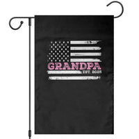 Grandpa Of Girl Est. 2025 Garden Flag Fathers Day USA Flag - Wonder Print Shop