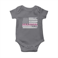 Grandpa Of Girl Est. 2025 Baby Onesie Fathers Day USA Flag - Wonder Print Shop