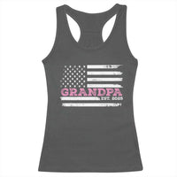 Grandpa Of Girl Est. 2025 Racerback Tank Top Fathers Day USA Flag - Wonder Print Shop