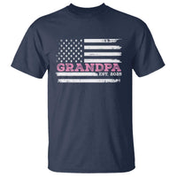 Grandpa Of Girl Est. 2025 T Shirt Fathers Day USA Flag - Wonder Print Shop