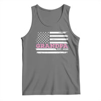 Grandpa Of Girl Est. 2025 Tank Top Fathers Day USA Flag - Wonder Print Shop