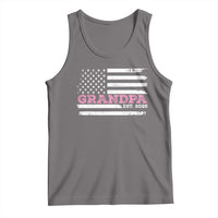 Grandpa Of Girl Est. 2025 Tank Top Fathers Day USA Flag - Wonder Print Shop