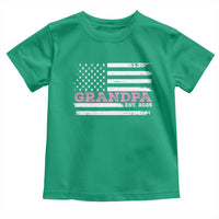 Grandpa Of Girl Est. 2025 Toddler T Shirt Fathers Day USA Flag - Wonder Print Shop