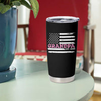 Grandpa Of Girl Est. 2025 Tumbler Cup Fathers Day USA Flag - Wonder Print Shop