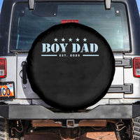 Boy Dad Est 2025 Spare Tire Cover Expecting Baby Boy 2025