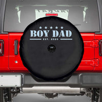 Boy Dad Est 2025 Spare Tire Cover Expecting Baby Boy 2025