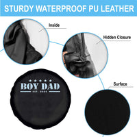 Boy Dad Est 2025 Spare Tire Cover Expecting Baby Boy 2025
