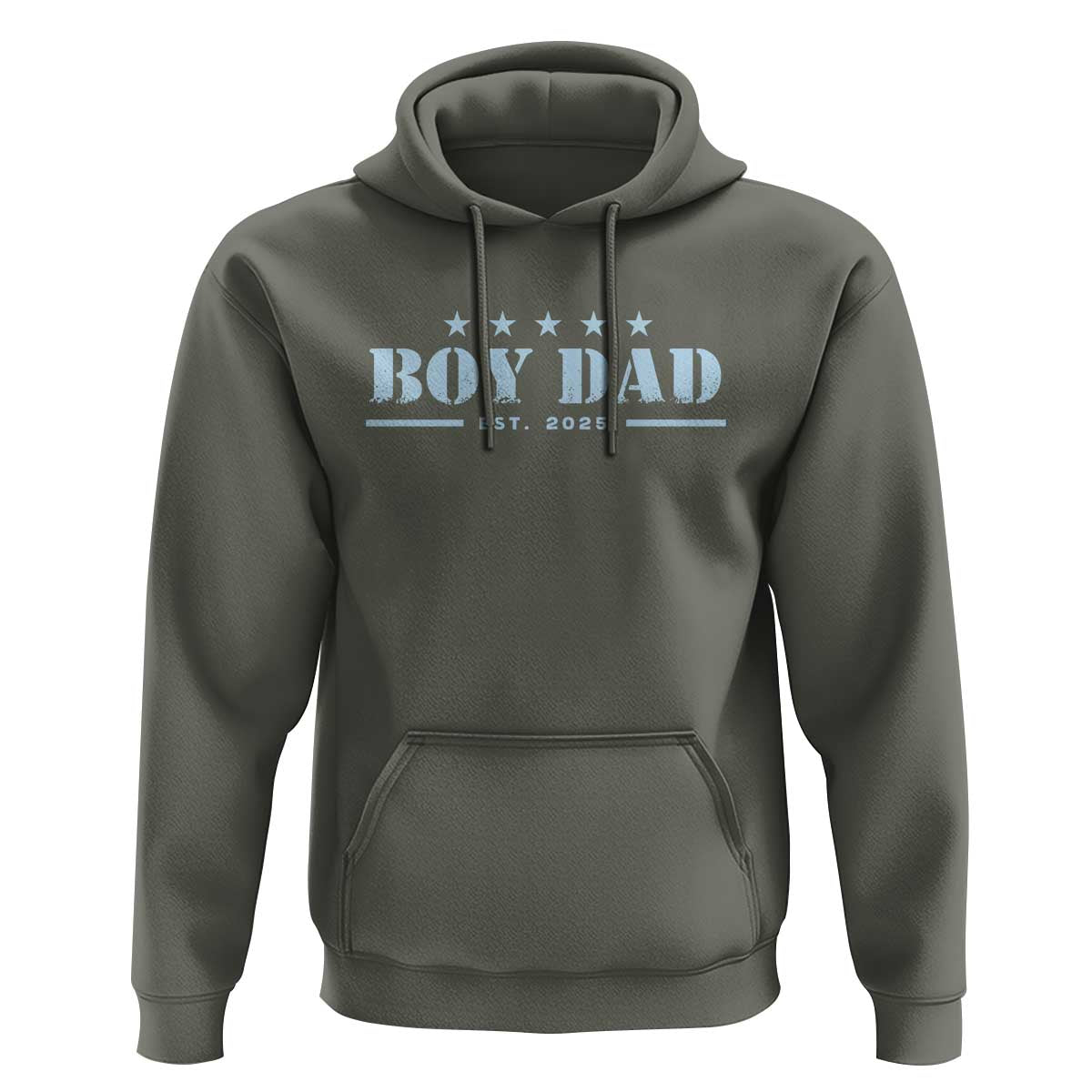 Boy Dad Est 2025 Hoodie Expect Baby Boy Son Father 2025