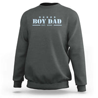 Boy Dad Est 2025 Sweatshirt Expect Baby Boy Son Father 2025