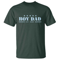 Boy Dad Est 2025 T Shirt Expect Baby Boy Son Father 2025
