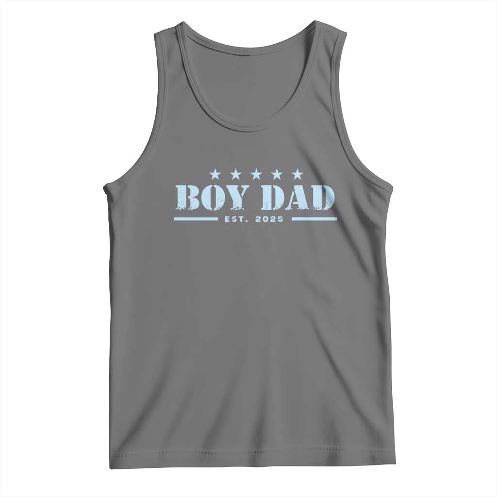 Boy Dad Est 2025 Tank Top Expecting Baby Boy 2025