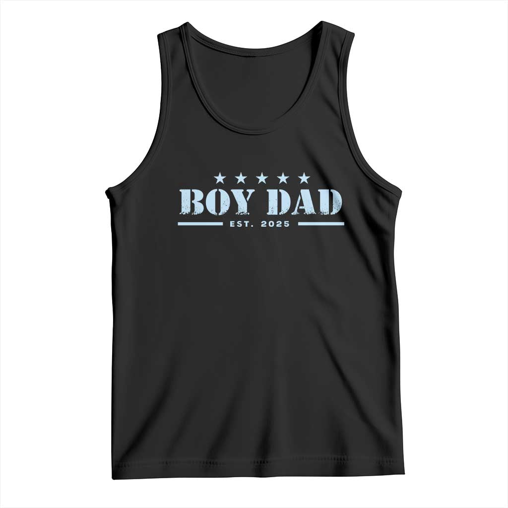 Boy Dad Est 2025 Tank Top Expecting Baby Boy 2025