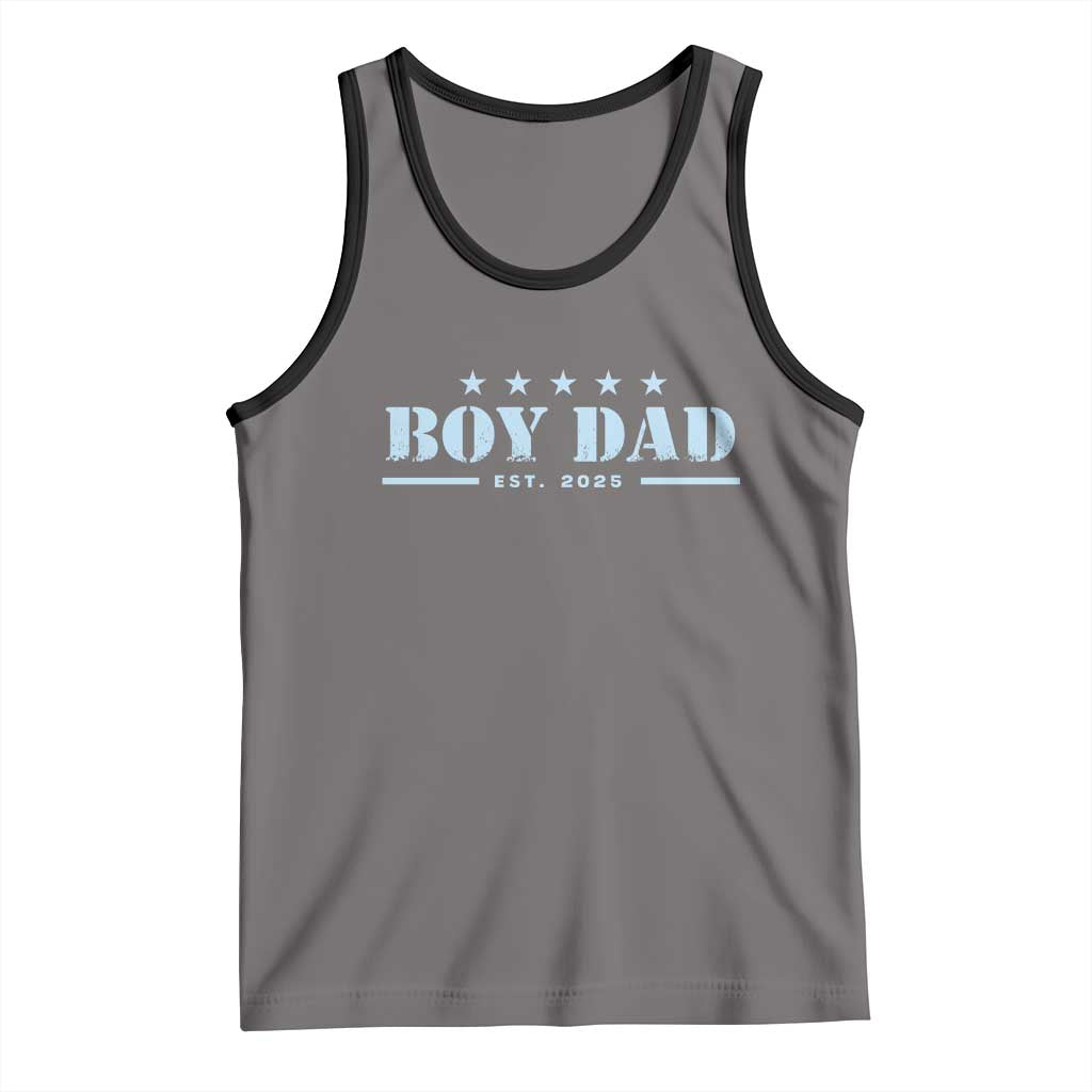 Boy Dad Est 2025 Tank Top Expecting Baby Boy 2025