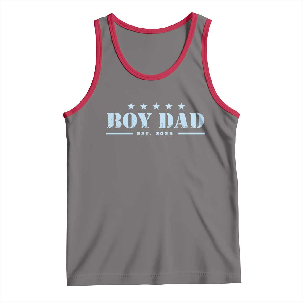 Boy Dad Est 2025 Tank Top Expecting Baby Boy 2025