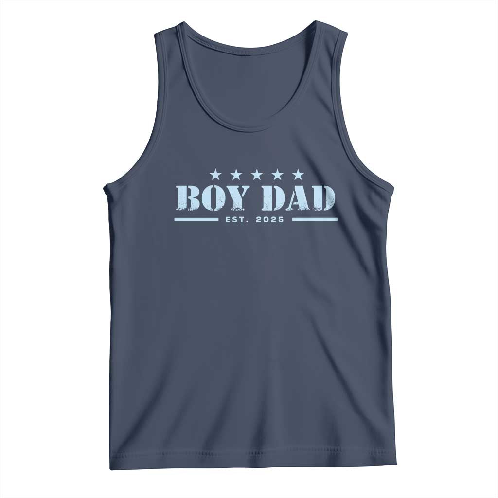 Boy Dad Est 2025 Tank Top Expecting Baby Boy 2025