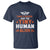 Funny New Dad T Shirt First Time Father Grandpa Keep Tiny Human Alive