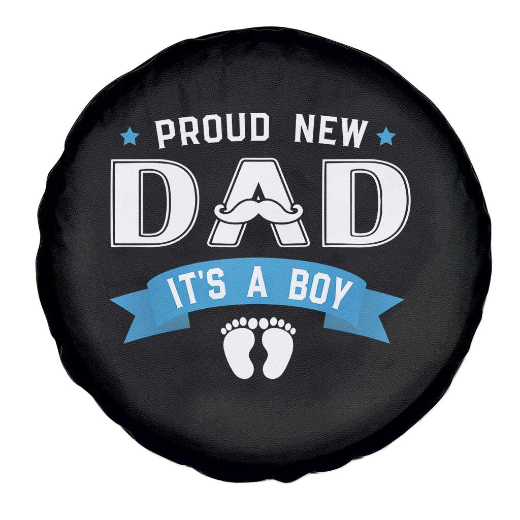 New Dad Its a Boy Spare Tire Cover Daddy Of Newborn Baby Boy Son First Father Day
