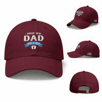 New Dad Its a Boy Baseball Cap Daddy Of Newborn Baby Boy Son First Father Day